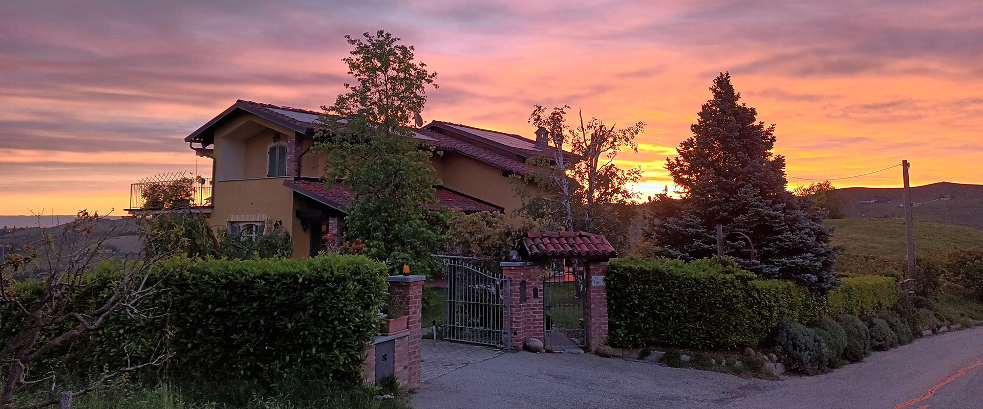 Vista della casa